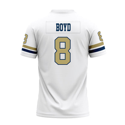 Georgia Tech - NCAA Football : Jordan Boyd - White Premium Football Jersey-1