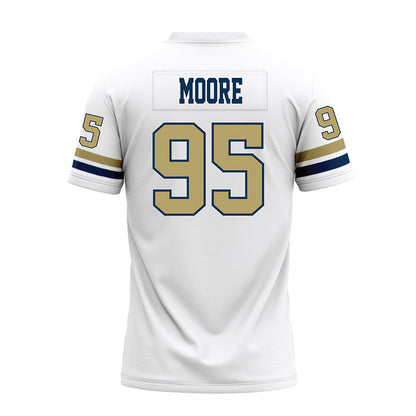 Georgia Tech - NCAA Football : Jason Moore - White Premium Football Jersey
