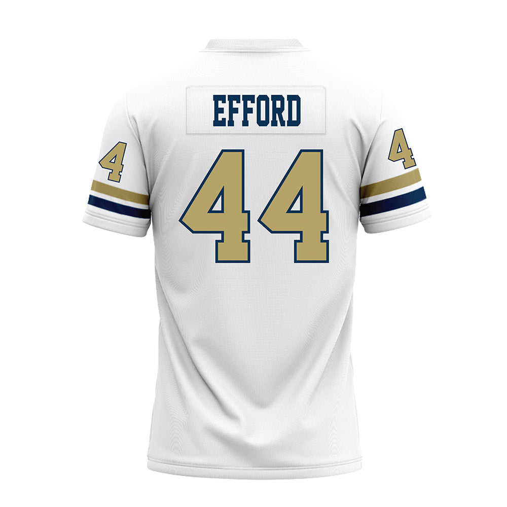 Georgia Tech - NCAA Football : Kyle Efford - White Premium Football Jersey