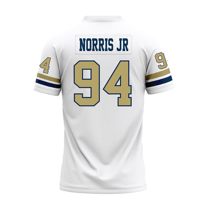Georgia Tech - NCAA Football : Derry Norris Jr - White Premium Football Jersey-1