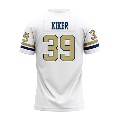 Georgia Tech - NCAA Football : Will Kiker - White Premium Football Jersey-1