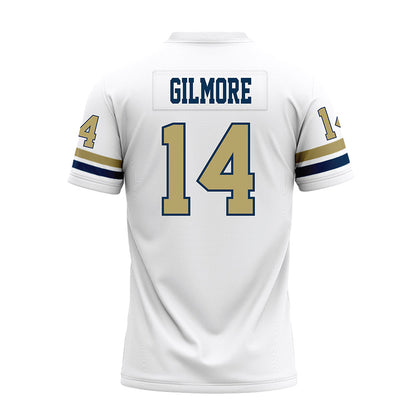 Georgia Tech - NCAA Football : Jyron Gilmore - White Premium Football Jersey-1