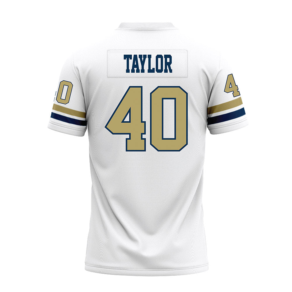 Georgia Tech - NCAA Football : Joshua Taylor - White Premium Football Jersey