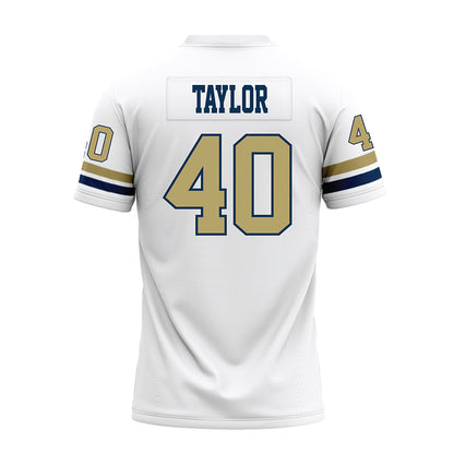 Georgia Tech - NCAA Football : Joshua Taylor - White Premium Football Jersey