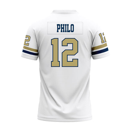 Georgia Tech - NCAA Football : Aaron Philo - White Premium Football Jersey
