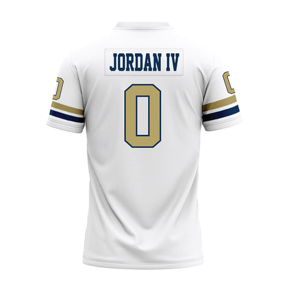 Georgia Tech - NCAA Football : Melvin Jordan IV - White Premium Football Jersey-1