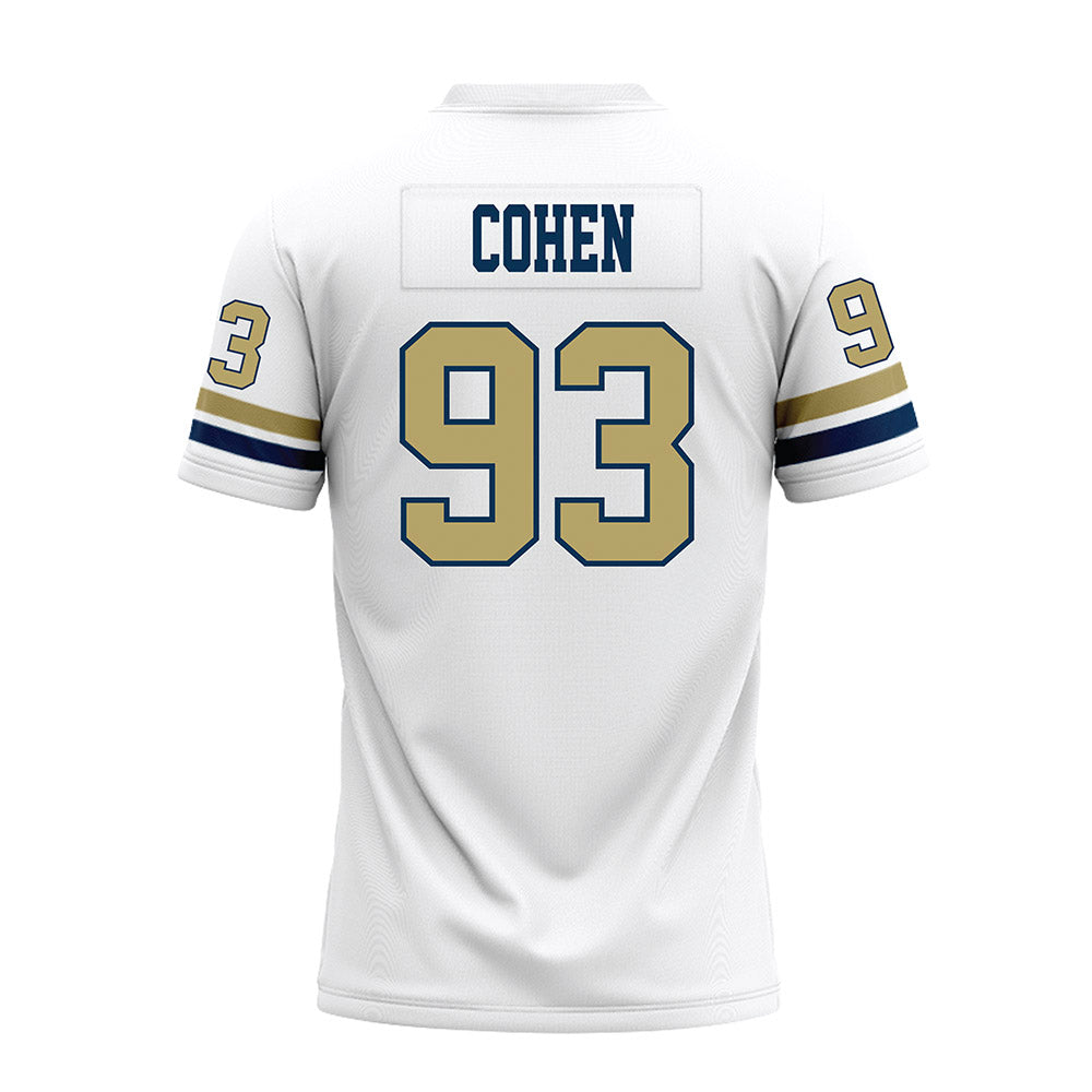 Georgia Tech - NCAA Football : Drew Cohen - White Premium Football Jersey