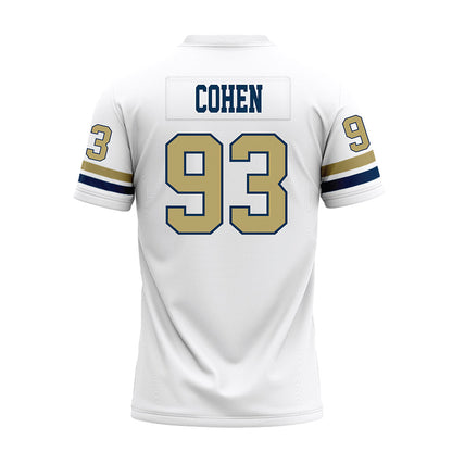 Georgia Tech - NCAA Football : Drew Cohen - White Premium Football Jersey