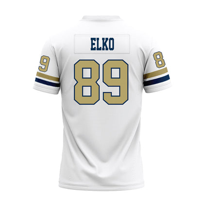 Georgia Tech - NCAA Football : Chris Elko - White Premium Football Jersey