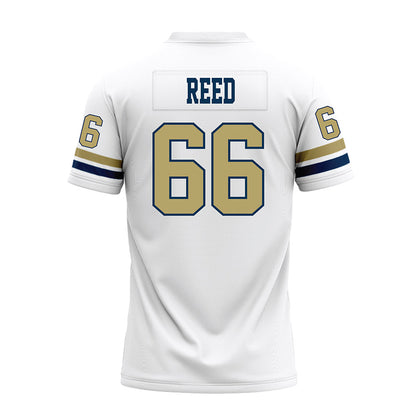 Georgia Tech - NCAA Football : William Reed - White Premium Football Jersey-1