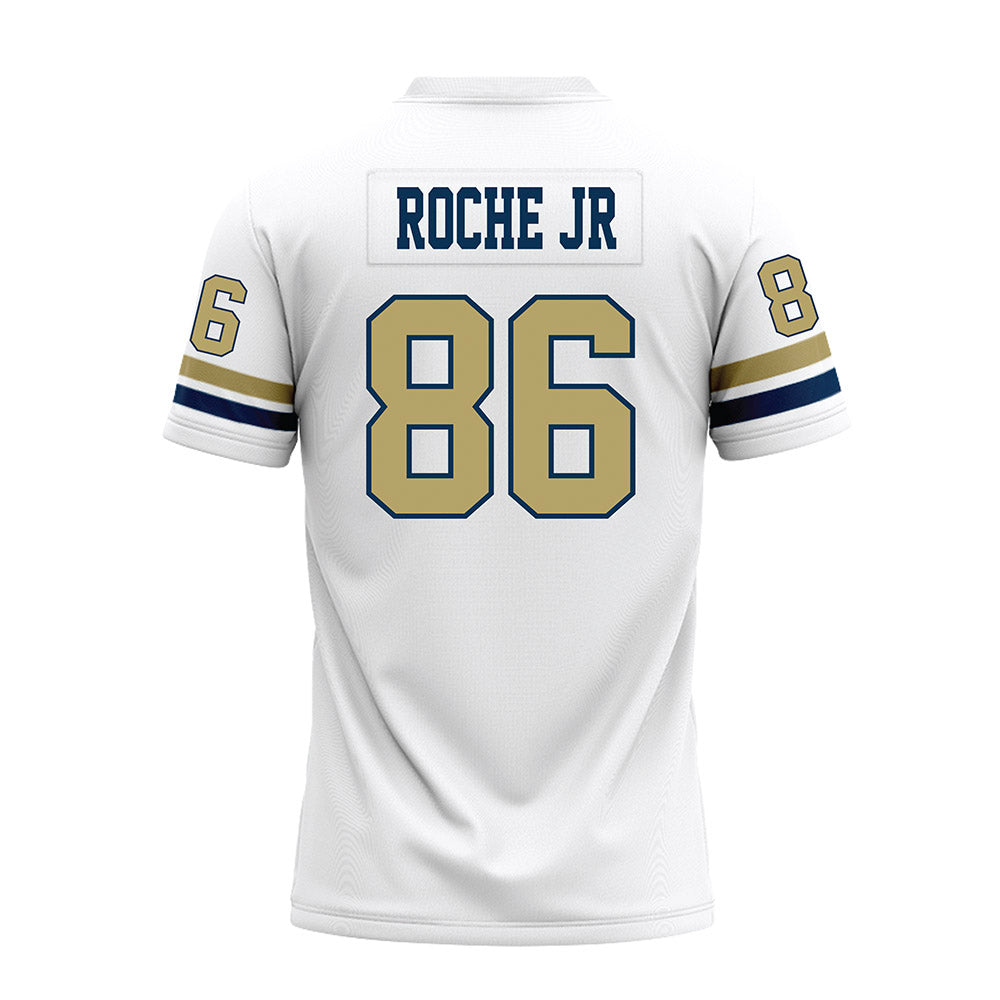 Georgia Tech - NCAA Football : Kevin Roche Jr - White Premium Football Jersey-1
