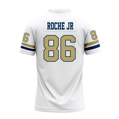 Georgia Tech - NCAA Football : Kevin Roche Jr - White Premium Football Jersey-1