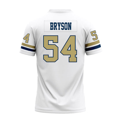 Georgia Tech - NCAA Football : Jimmy Bryson - White Premium Football Jersey-1
