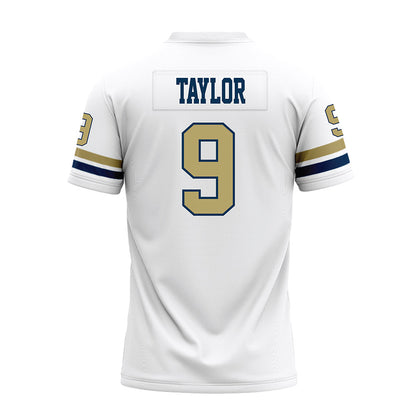 Georgia Tech - NCAA Football : Zion Taylor - White Premium Football Jersey-1