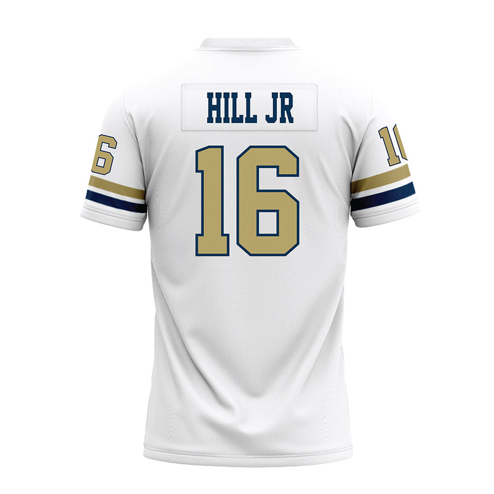 Georgia Tech - NCAA Football : Kelvin Hill Jr - White Premium Football Jersey-1