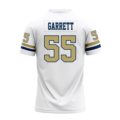 Georgia Tech - NCAA Football : Christian Garrett - White Premium Football Jersey-1