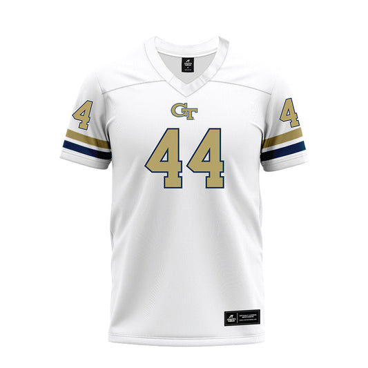 Georgia Tech - NCAA Football : Kyle Efford - White Premium Football Jersey