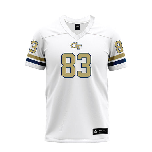 Georgia Tech - NCAA Football : Blake Ragsdale - White Premium Football Jersey