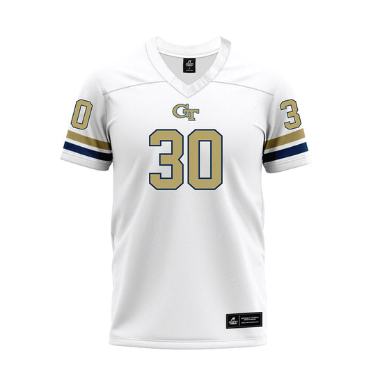 Georgia Tech - NCAA Football : Lawson Pritchett - White Premium Football Jersey