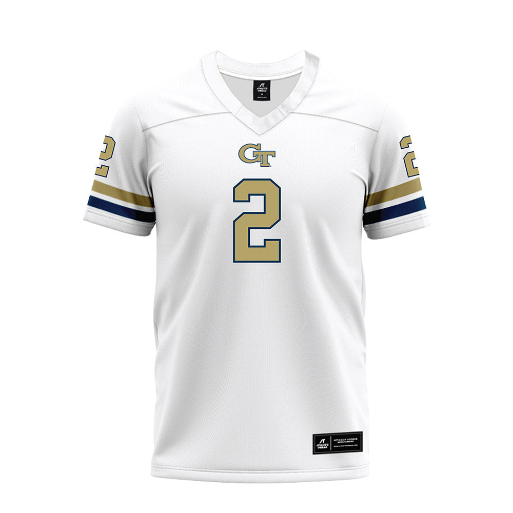 Georgia Tech - NCAA Football : Ej Lightsey - White Premium Football Jersey