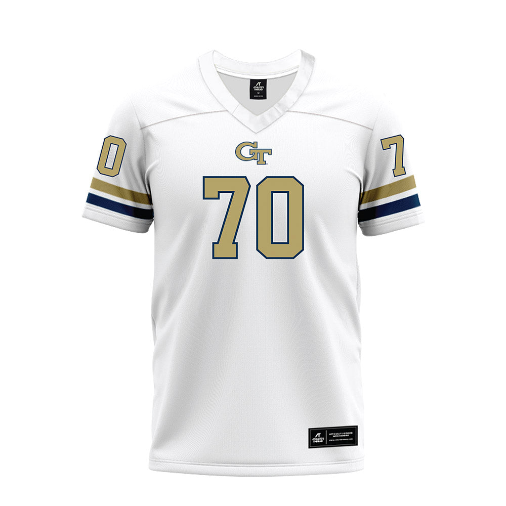 Georgia Tech - NCAA Football : Jameson Riggs - White Premium Football Jersey