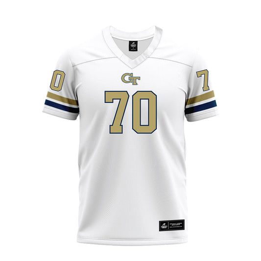 Georgia Tech - NCAA Football : Jameson Riggs - White Premium Football Jersey