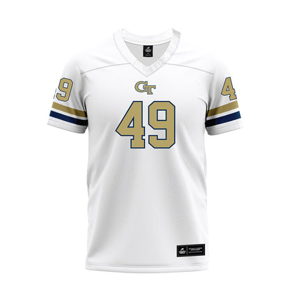 Georgia Tech - NCAA Football : Chuma Okoye - White Premium Football Jersey