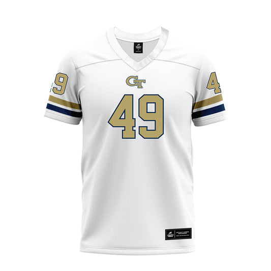 Georgia Tech - NCAA Football : Chuma Okoye - White Premium Football Jersey