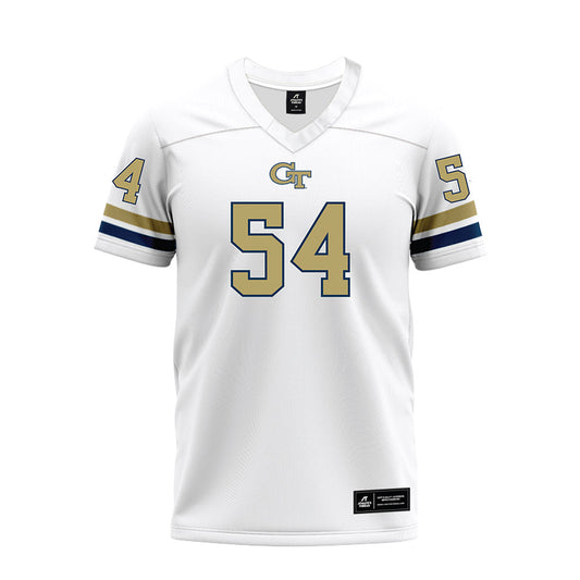 Georgia Tech - NCAA Football : Jimmy Bryson - White Premium Football Jersey-0
