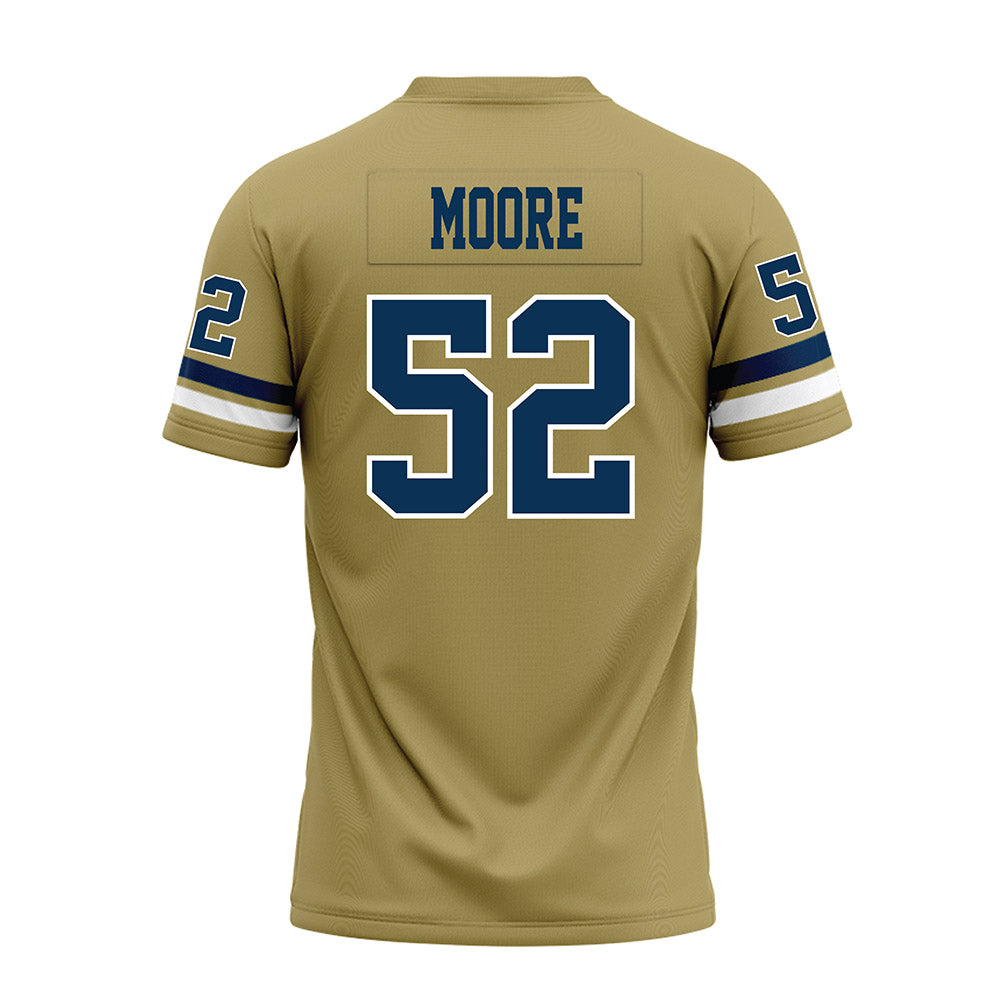 Georgia Tech - NCAA Football : Harrison Moore - Gold Premium Football Jersey