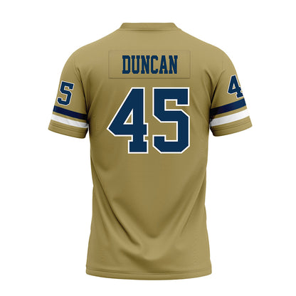 Georgia Tech - NCAA Football : Bayler Duncan - Gold Premium Football Jersey