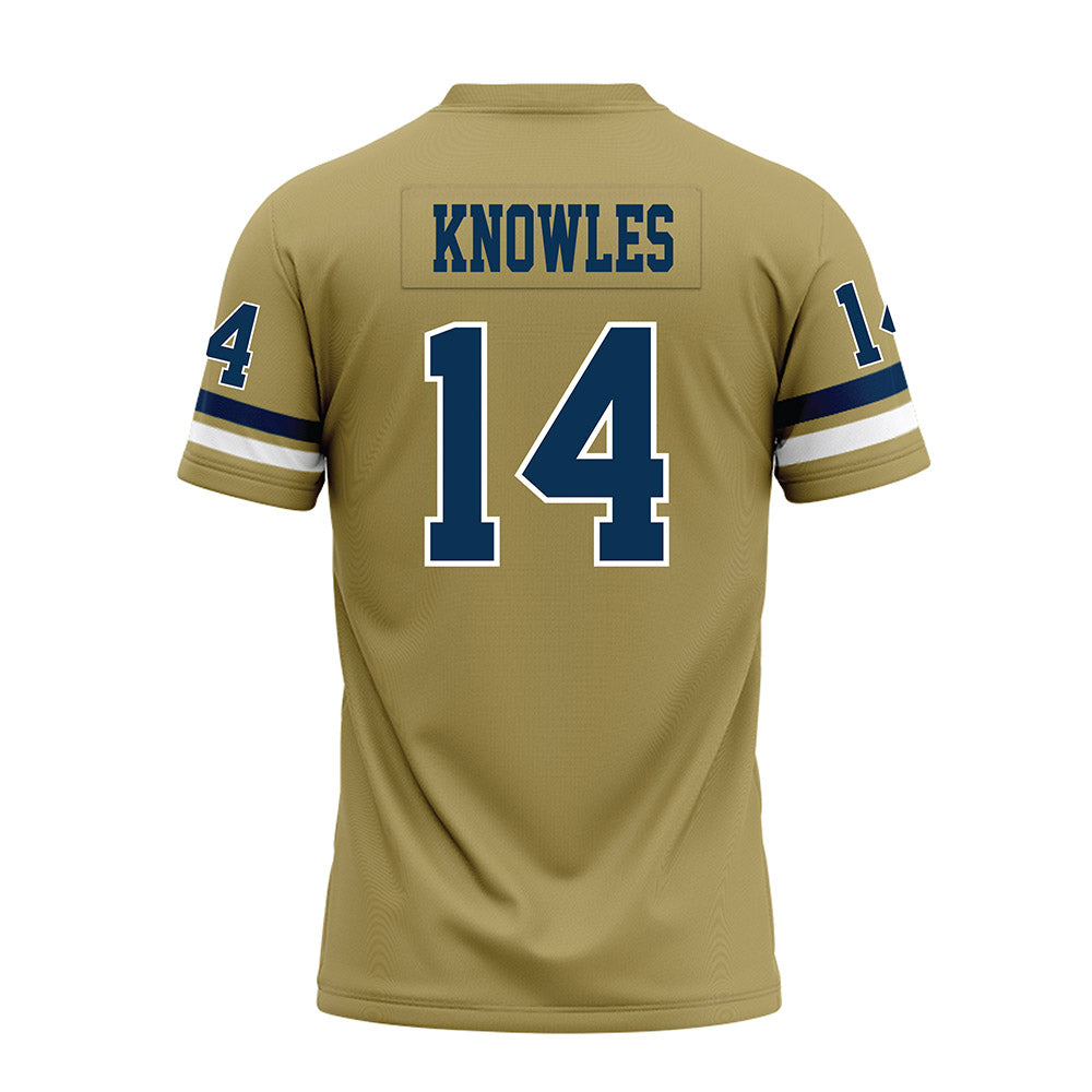 Georgia Tech - NCAA Football : Graham Knowles - Gold Premium Football Jersey