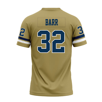Georgia Tech - NCAA Football : Jayden Barr - Gold Premium Football Jersey-1