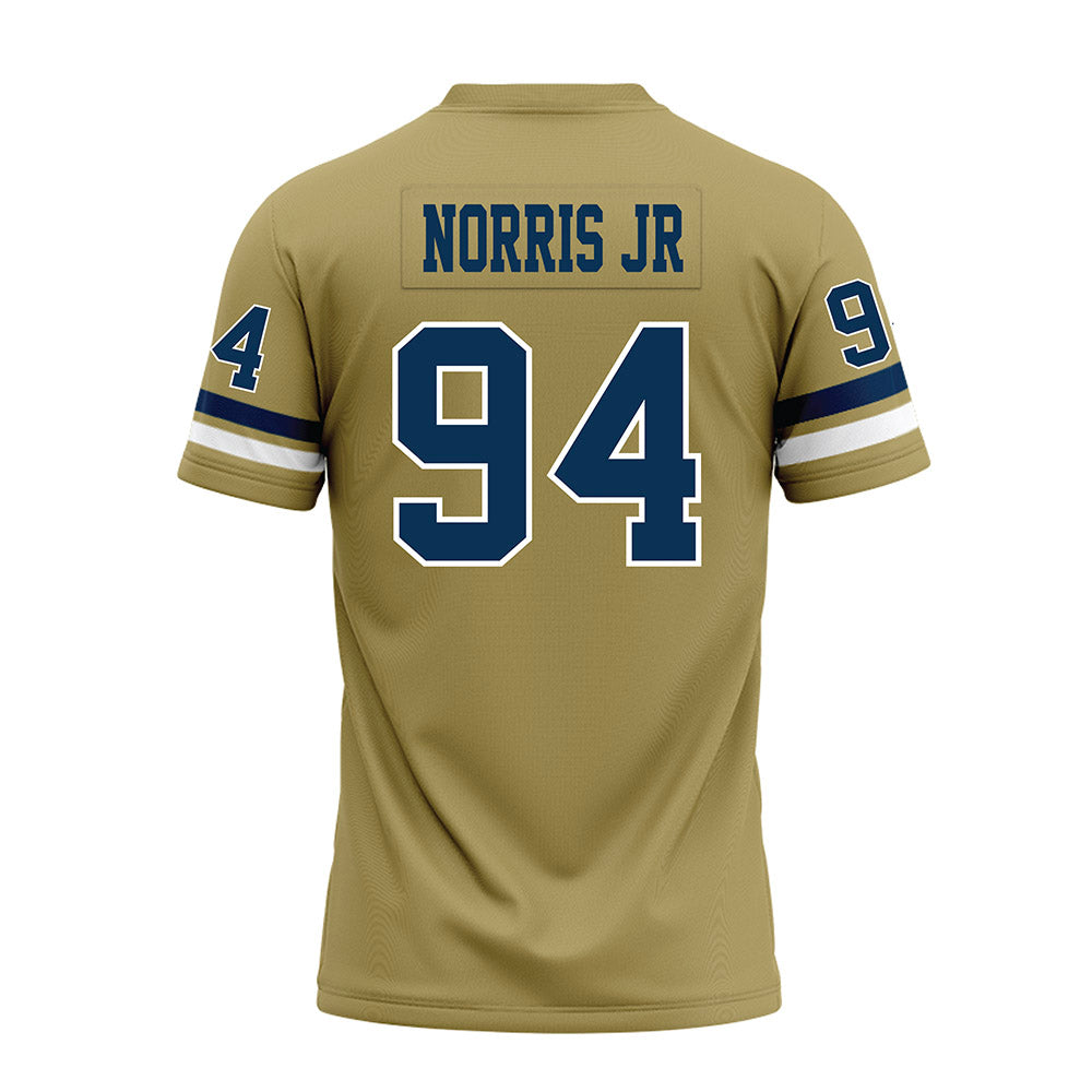 Georgia Tech - NCAA Football : Derry Norris Jr - Gold Premium Football Jersey-1