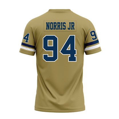 Georgia Tech - NCAA Football : Derry Norris Jr - Gold Premium Football Jersey-1