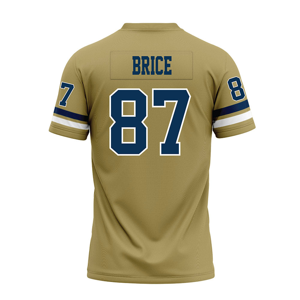 Georgia Tech - NCAA Football : Jamauri Brice - Gold Premium Football Jersey-1