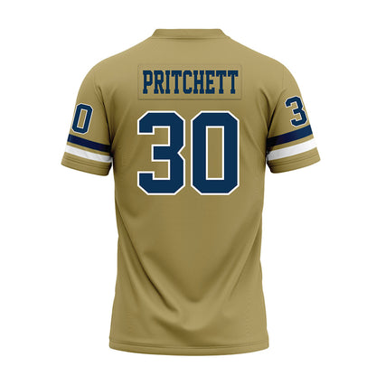 Georgia Tech - NCAA Football : Lawson Pritchett - Gold Premium Football Jersey