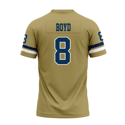 Georgia Tech - NCAA Football : Jordan Boyd - Gold Premium Football Jersey-1