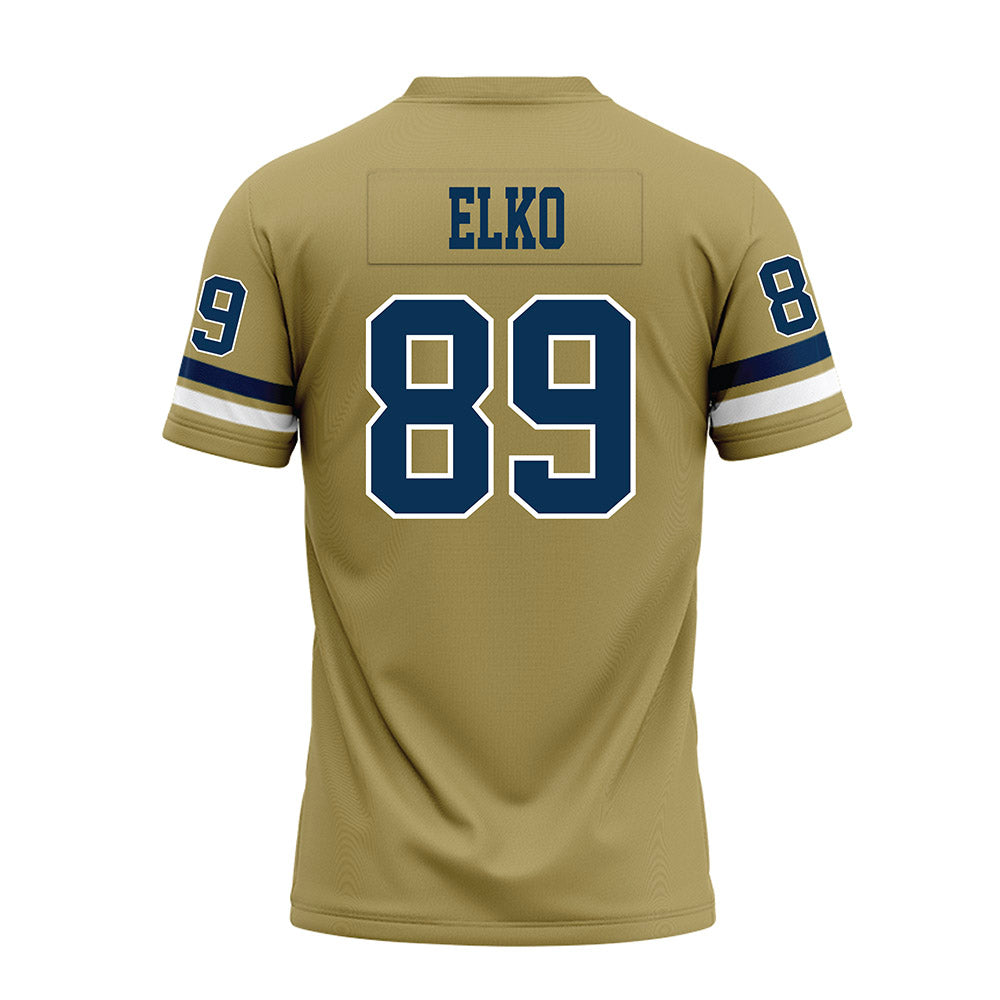 Georgia Tech - NCAA Football : Chris Elko - Gold Premium Football Jersey