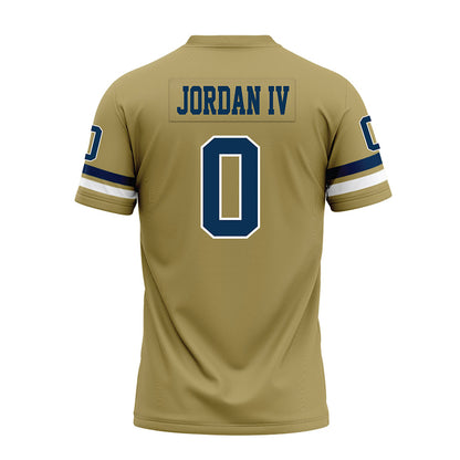 Georgia Tech - NCAA Football : Melvin Jordan IV - Gold Premium Football Jersey-1