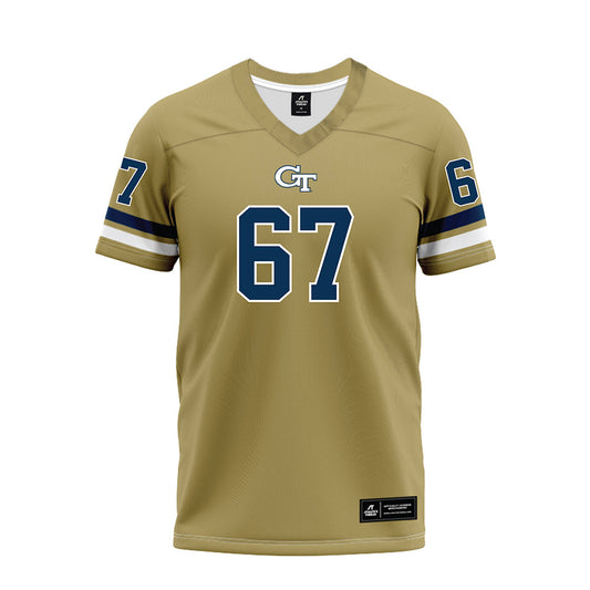 Georgia Tech - NCAA Football : Joe Fusile - Gold Premium Football Jersey
