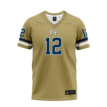 Georgia Tech - NCAA Football : Aaron Philo - Gold Premium Football Jersey
