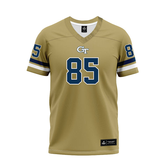 Georgia Tech - NCAA Football : Jordan Allen - Gold Premium Football Jersey-0