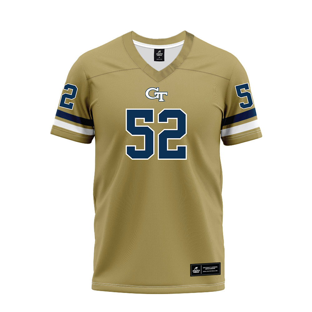Georgia Tech - NCAA Football : Harrison Moore - Gold Premium Football Jersey