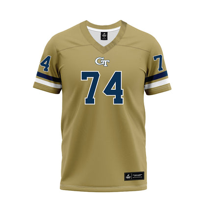 Georgia Tech - NCAA Football : Benjamin Galloway - Gold Premium Football Jersey