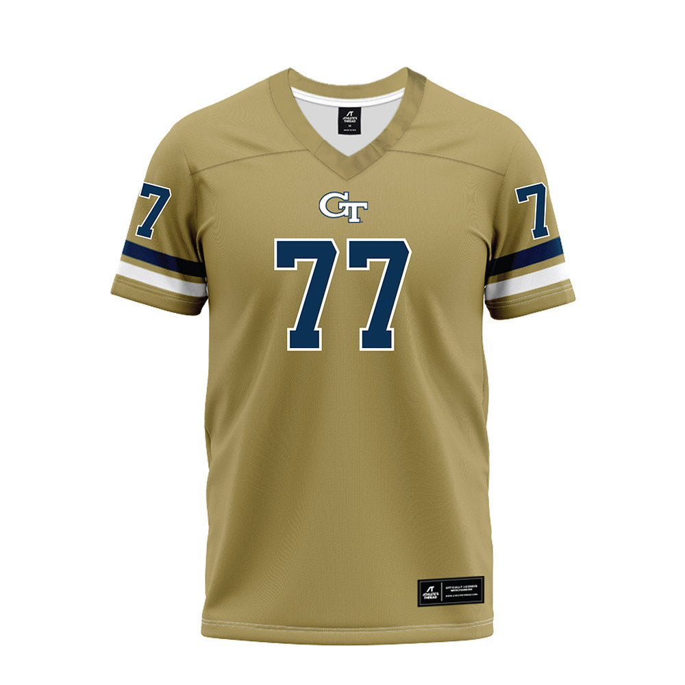 Georgia Tech - NCAA Football : Keylan Rutledge - Gold Premium Football Jersey