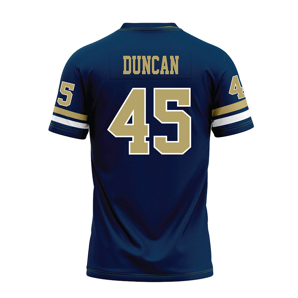 Georgia Tech - NCAA Football : Bayler Duncan - Blue Premium Football Jersey