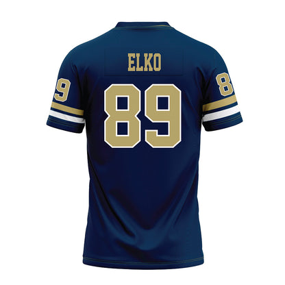 Georgia Tech - NCAA Football : Chris Elko - Blue Premium Football Jersey