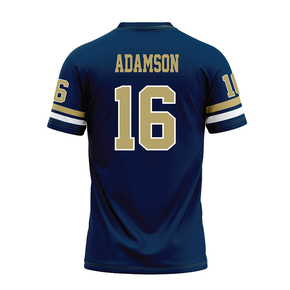 Georgia Tech - NCAA Football : Grady Adamson - Blue Premium Football Jersey-1