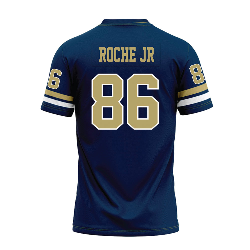 Georgia Tech - NCAA Football : Kevin Roche Jr - Blue Premium Football Jersey-1